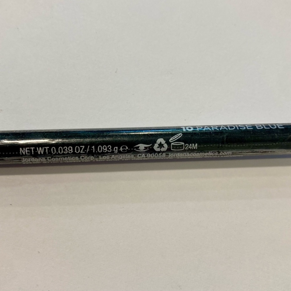 Jordana Eyeliner Eye Liner Pencil #10 "PARADISE BLUE" NOS SEALED - Picture 5 of 6